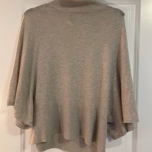 Club Monaco cashmere batwing turtleneck sweater